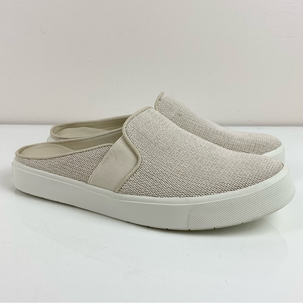 Vince Women’s Blairslide Cream & White Slip On Mule Slide Shoes Size 6.0